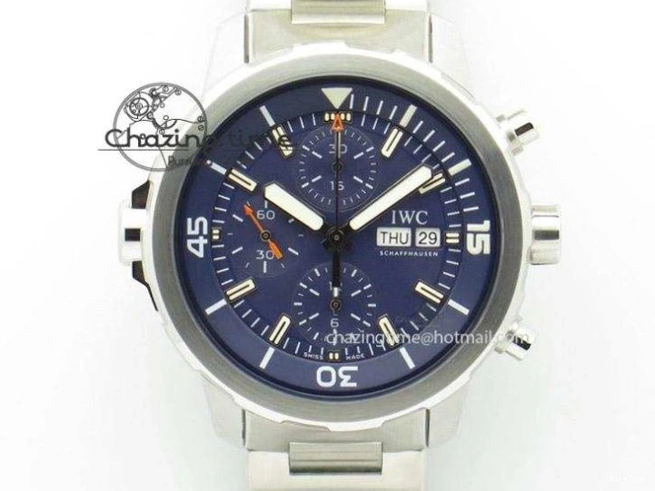 MIROTIME 1224 HighQuality Pilot Chrono 377714 “Le Petit Prince” ZF Best Edition Blue Dial On Brown Leather Strap A 7309
